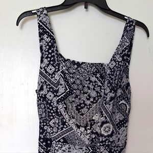 Navy blue & white  sundress size M